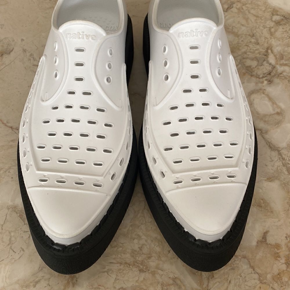 George X Native White Black Platform Creepers - Picture 6 of 15